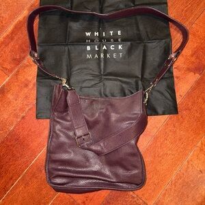 White House Black Market Deep Purple Shoulder Bag